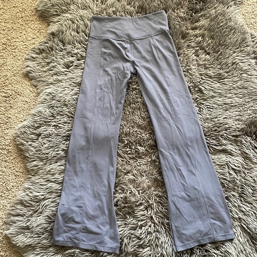 Athleta Flare Split Hem Pants